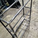 Изготовление металлоизделий. Каркас торгового стеллажа для кухонного острова фото 3