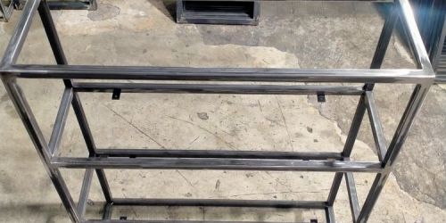 фото каркас торгового стеллажа для кухонного острова