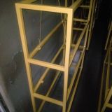 Порошковая покраска. Каркас торгового стеллажа для кухонного острова фото 2