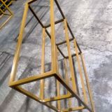 Порошковая покраска. Каркас торгового стеллажа для кухонного острова фото 5