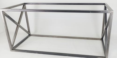 фото изготовление каркаса подстолья лофт